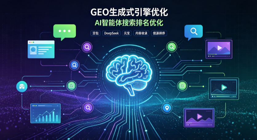 江州区GEO 浪潮来袭：生成式引擎优化崛起，创作者争抢豆包、DeepSeek、元宝智能体流量入口